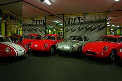 Four Fiat Abarth Bialbero: three Record Monza Coupé with Zagato coachwork (1958-1961) and a 1000 Bialbero with Colucci coachwork (1962).