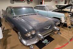 A 1957 Cadillac Eldorado Brougham; in the Gold Coast Motor Museum, Upper Coomera, Queensland, Australia, 2021.