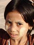 Bago, Myanmar, 2006 - A young Burmese girl.