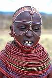 Maralal, Kenya, 1973 - A girl of the Samburu people.