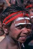 Emily Gap, Central Australia, 1992 - An Arrarnta boy from Ntaria (Hermannsburg).