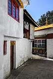 An alley in the monk's quarters.