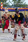 A spiritual dance at the Drub-chod-Chen-Mo Cum Bomdila Torgya.