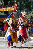 A spiritual dance at the Drub-chod-Chen-Mo Cum Bomdila Torgya.