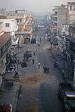 View of Rajguru Marg from Hotel Chanakya, in New Delhi.