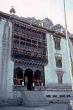 The entrance of Hemis Gompa, a Himalayan Buddhist monastery of the Drukpa Lineage, re-established in 1672 by the Ladakhi king Sengge Namgyal. Hemis Monastery already existed before the 11th century.