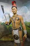 A lifesize model of a Chang warrior in full armed regalia;&nbsp; the Chang Naga is one of the sixteen recognised major tribes that live in Tuensang District in the Eastern part of Nagaland.