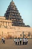 The 8-storey Arsenal tower (Gooda Gopuram), constructed during the period of the Marathas in 1855 CE. It was used as a watchtower and an armoury to store weapons and ammunition imported from European countries.