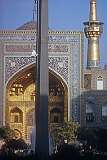 The Golden Porch, the main gate of the Imam Reza Holy Shrine and mausoleum, from the Enghelab Courtyard, Mashhad.