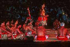 Papeete, Tahiti, French Polynesia, 1985 - A traditional 'ava (kava) ceremony from American Samoa at the Festival of Pacific Arts.