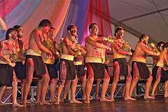 Townsville, Queensland, Australia, 2009 - “Matariki”, a local New Zealand Maori dance group, at the Townsville Cultural Fest.