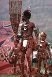 Townsville, Queensland, Australia, 1988 - Dance from Mer (Murray Island), Torres Strait Islands, Festival of Pacific Arts.