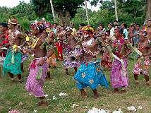 Omarakana, Papua New Guinea, 2005 - At celebrations on Kiriwina Island in the Trobriand Islands.