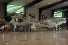 A Douglas F4D Skyray, the first carrier-launched aircraft to hold the world's absolute speed record, at 1212 km/hour
