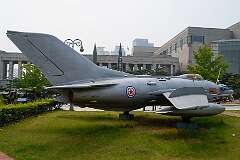 A Mikoyan-Gurevich MiG-19 (NATO reporting name: ''Farmer'') with North Korean markings.