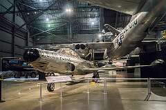A Lockheed F-94A Starfire, developed from the T-33 Shooting Star.