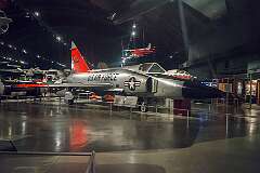 A Convair F-102A Delta Dagger, the world's first supersonic all-weather jet interceptor.