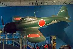 The Mitsubishi A6M "Zero", a long-range fighter aircraft, operated by the Imperial Japanese Navy from 1940 to 1945.