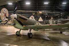 The Supermarine Spitfire Mk. Vc, a modified Mk. II airframe with a new Rolls-Royce Merlin 45 engine.