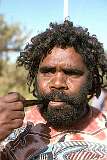 Wa l ungurru, NT, 1993 - A Warlpiri man living in a remote Pintubi community.