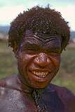 Wamena, Papua, Indonesia, 1979 - A Papuan Dani man.