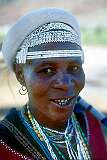 Masitise, Quthing, Lesotho, 1971 - A traditional healer of the Xhosa people.