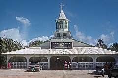 Darrit, Majuro, Marshall Islands, 1988 - The Rita Protestant Church (now Rita United Church of Christ).