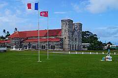 Matā'utu, Uvéa, Wallis & Futuna, 2013 - The Matā'utu Cathedral,  built by the Marists, a French Roman Catholic religious order.
