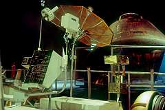 A Lunar Roving Vehicle (LRV), a battery-powered four-wheeled rover used on the Moon in the last three missions of the American Apollo program in 1971 and 1972.
