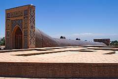 The Ulugh Beg Observatory, built in the 1420s, Samarkand, Uzbekistan, 2013.