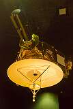 A model of New Horizons, the first spacecraft to explore Pluto, its moons, and the icy bodies in the Kuiper Belt.