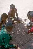 Logoba, Manzini, Eswatini, 1975 - Swazi boys playing “Mlabalaba”.