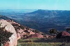 Mbabane, Hhohho, Eswatini - Ezulwini Valley, as seen from Corporation, east of Msunduza.