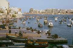 Saint Julians, Reġjun Xlokk, Malta - View across Spinola Bay from Saint Julians, to St. Julian's Bay.