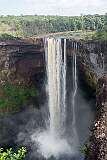 Kaieteur NP, Potaro-Siparuni, Guyana - Kaieteur Falls, the world's largest single drop waterfall, 226 metres high.